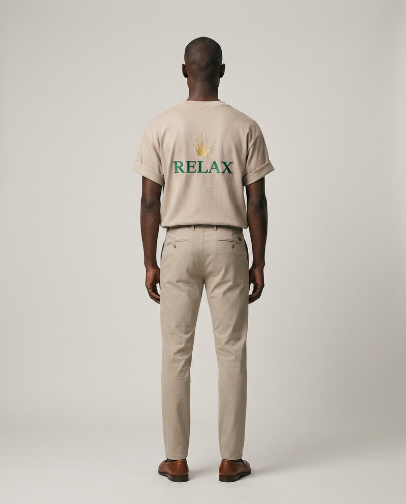 RELAX Tee Sabbia – Full Body