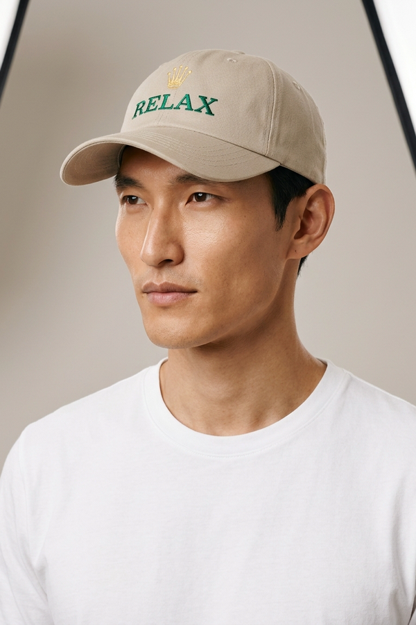 RELAX Cap Sabbia – Closeup