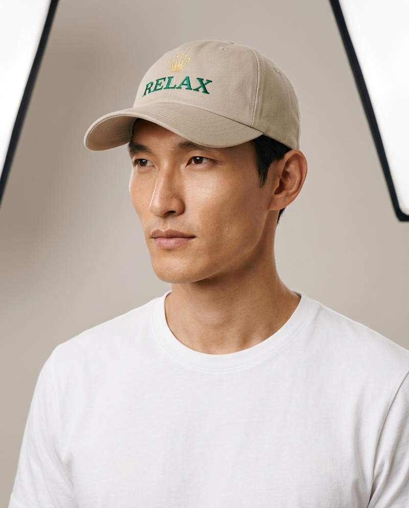 RELAX Cap Sabbia – Closeup