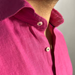 Laden Sie das Bild in den Galerie-Viewer, Hemd Leinen Pink
